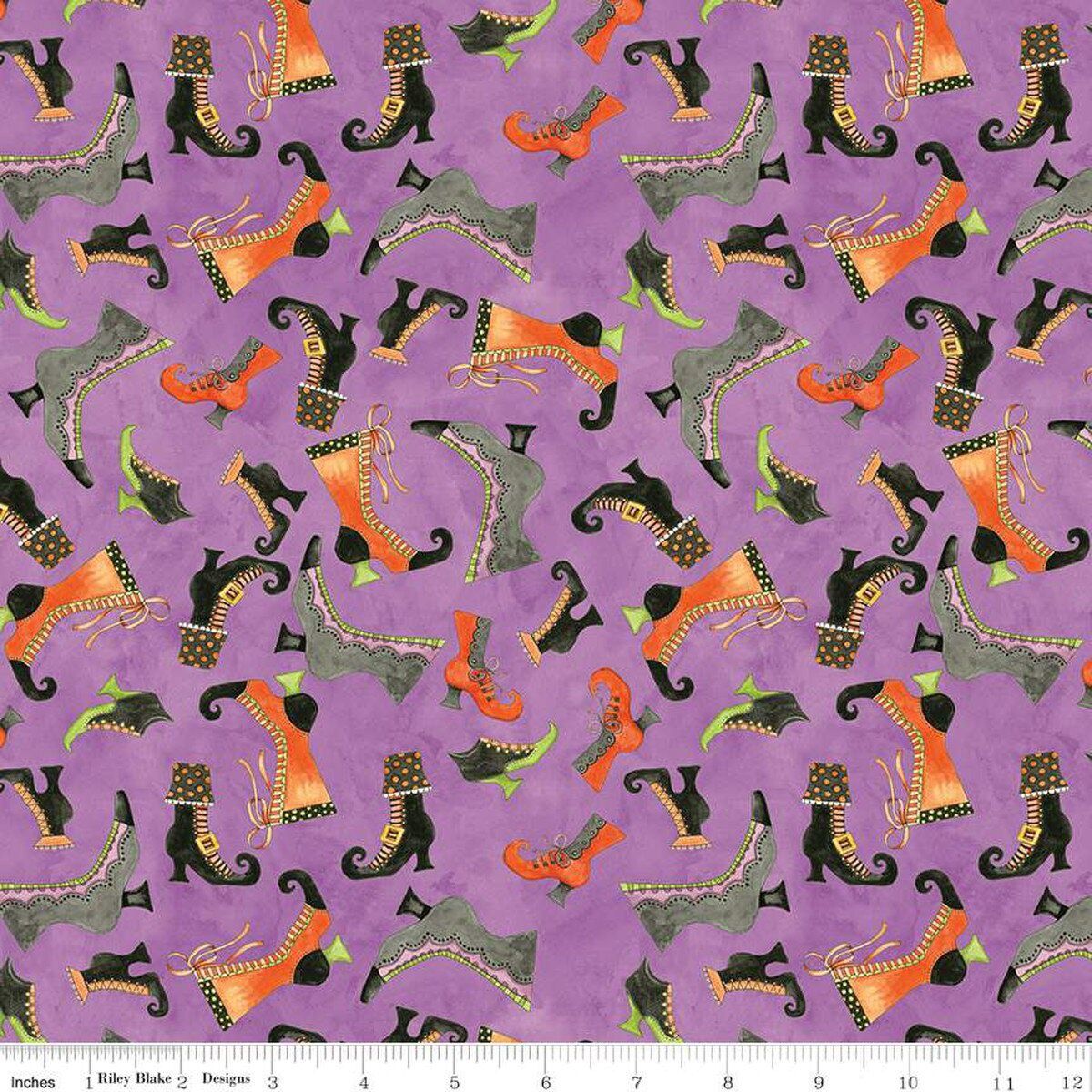 Riley Blake Designs Ghoul Friends C16052 Purple