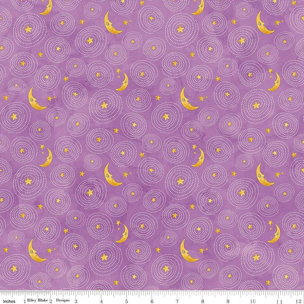 Riley Blake Designs Ghoul Friends C16054 Purple