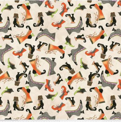 Riley Blake Designs Ghoul Friends C16052 Cream
