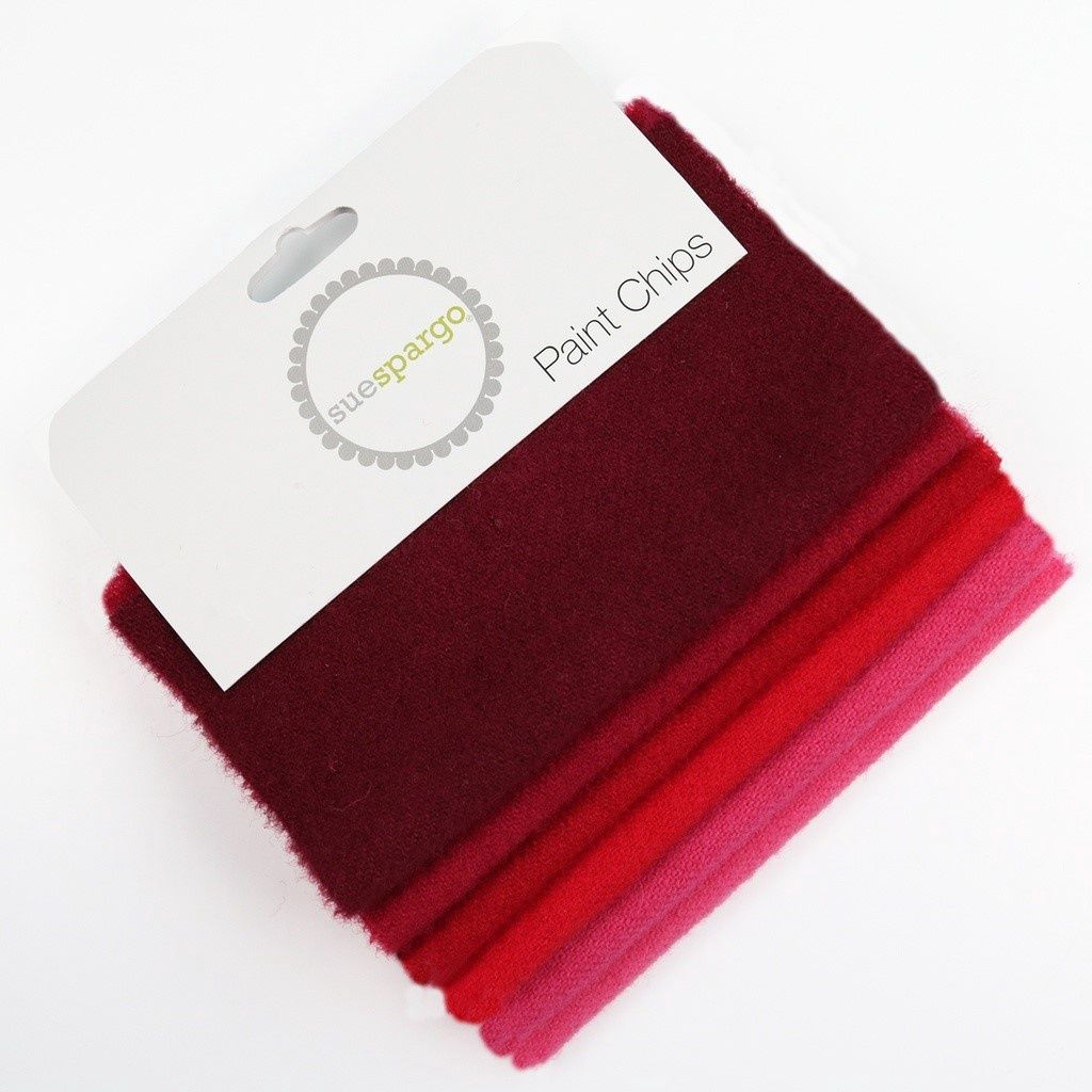 Sue Spargo 5&quot;x5&quot; Solid Paint Chips PCWB_42 Red