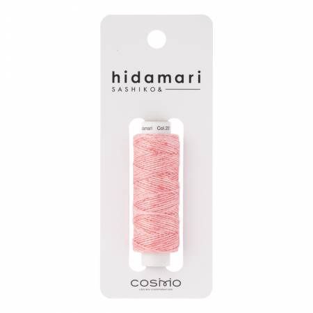 Cosmo Hidamari Sashiko Thread 122302-201 Strawberry Milk