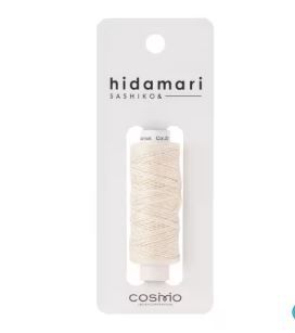 Cosmo Hidamari Sashiko Thread 122301-020 Pearl White