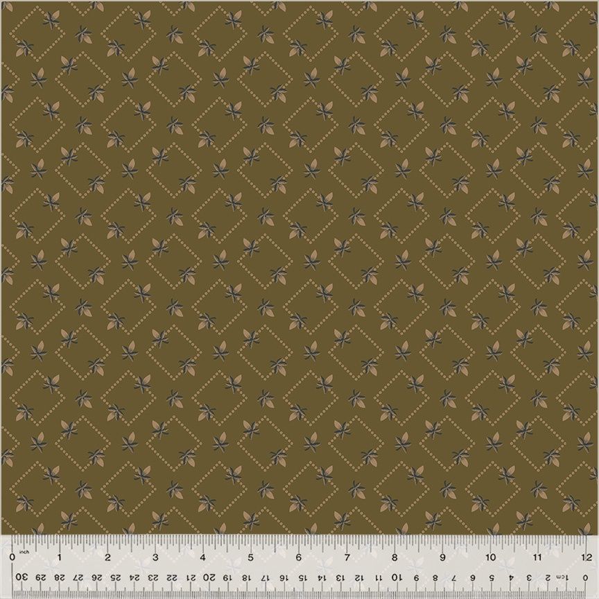 Windham Fabrics Garden Tale 53824-18 Aged Bronze