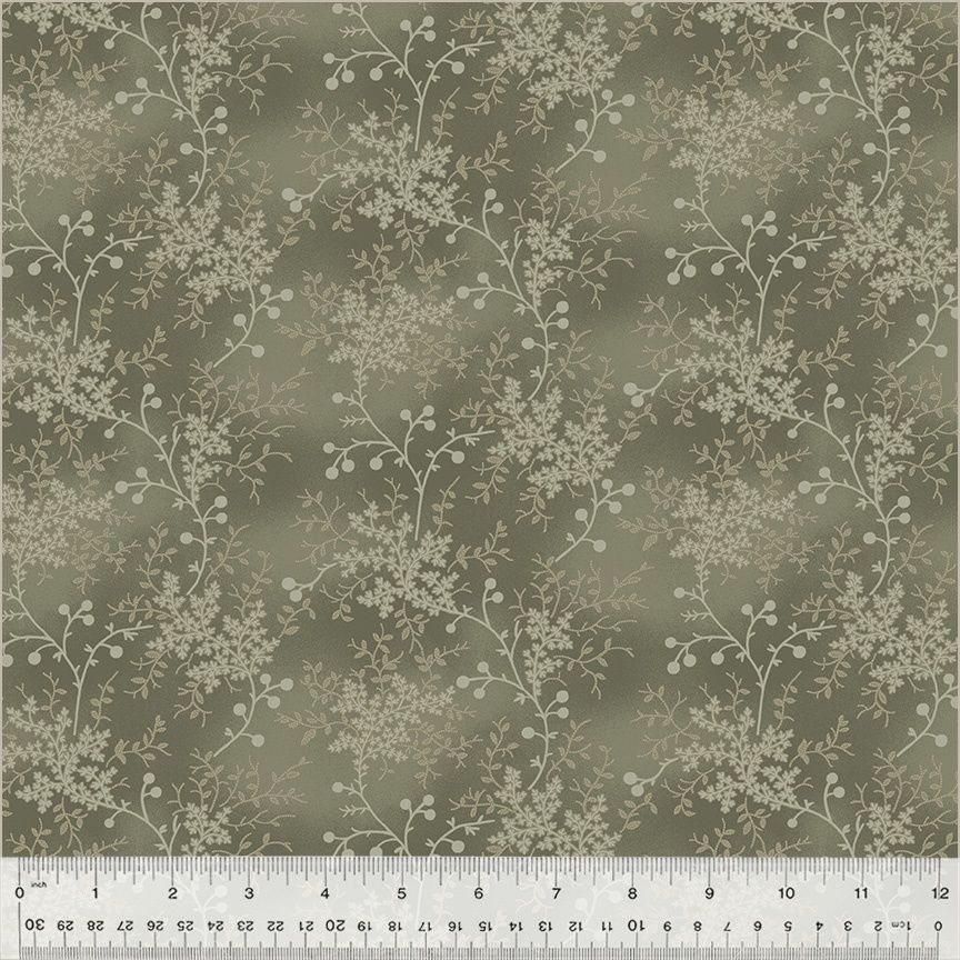 Windham Fabrics Garden Tale 51187A-8 Breen