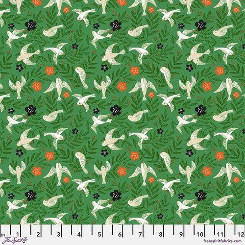 FreeSpirit Fabrics Winter Joy PWCD103.XFOREST