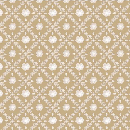 Windham Fabrics Petal and Purr 54591-2 Taupe
