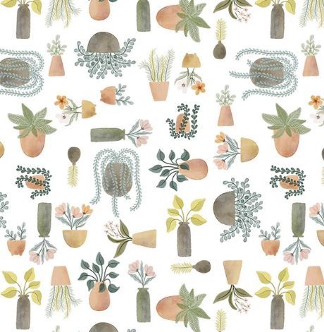 Windham Fabrics Petal and Purr 54589-1 White