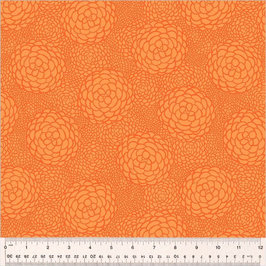 Windham Fabrics Tea Cup 53691-7 Orange Peel