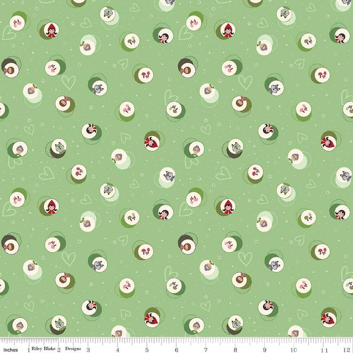 Riley Blake Designs To Grandmother&#39;s House C14372 Green