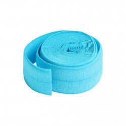 ByAnnie Fold-Over Elastic 3/4&quot; x 2yds SUP211-2-PBL Parrot Blue