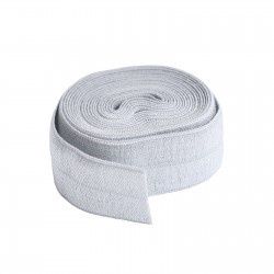 ByAnnie Fold-Over Elastic 3/4&quot; x 2yds SUP211-2-PWR Pewter