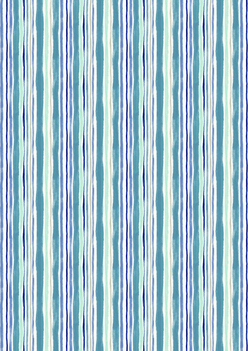 Lewis &amp; Irene Hajime SH9 Multi Stripe Pale Blues