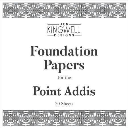 Jen Kingwell Designs Foundation Papers Point Addis JKD-0295