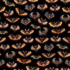 QT Fabrics Jeepers Creepers 31014 J Black