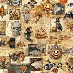 QT Fabrics Jeepers Creepers 31011 A Tan