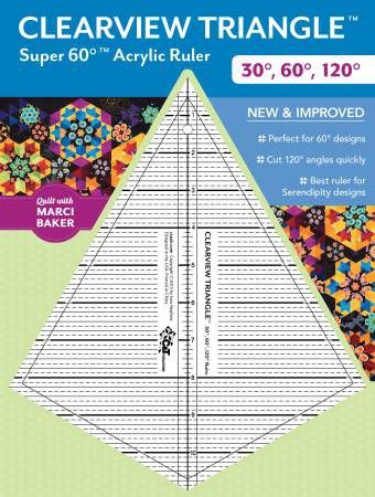 C&amp;T Publishing Super 60 Clearview Triangle 20341