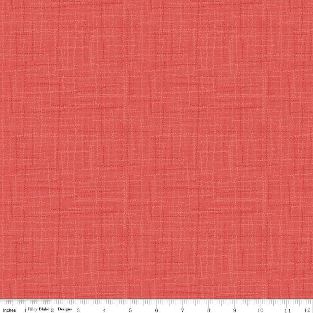 Riley Blake Designs Grasscloth Cottons C780 Coral