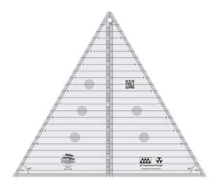 Creative Grids 12.5&quot; Triangle 60 Degree Ruler CGRT12560