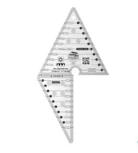 Creative Grids 2 Peaks in 1 Triangle Ruler CGR2P1