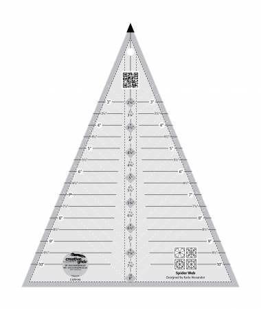 Creative Grids Spider Web Ruler CGRKA6