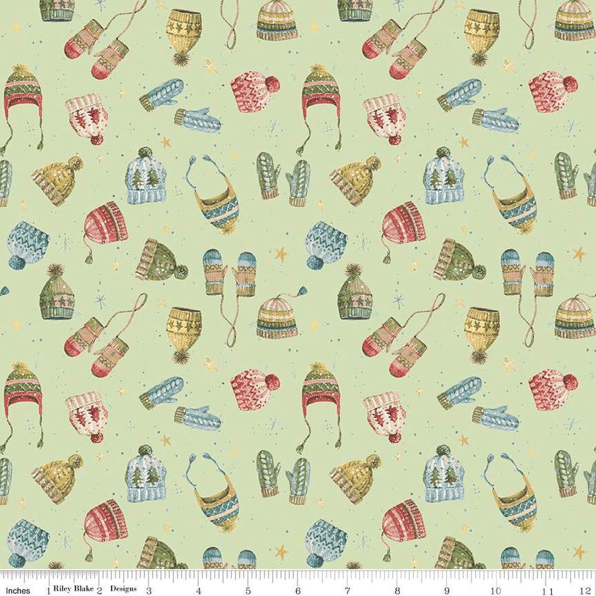 Riley Blake Designs Magical Winterland C14945-Green