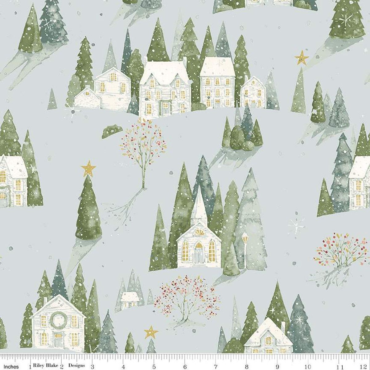 Riley Blake Designs Magical Winterland C14940-Blue