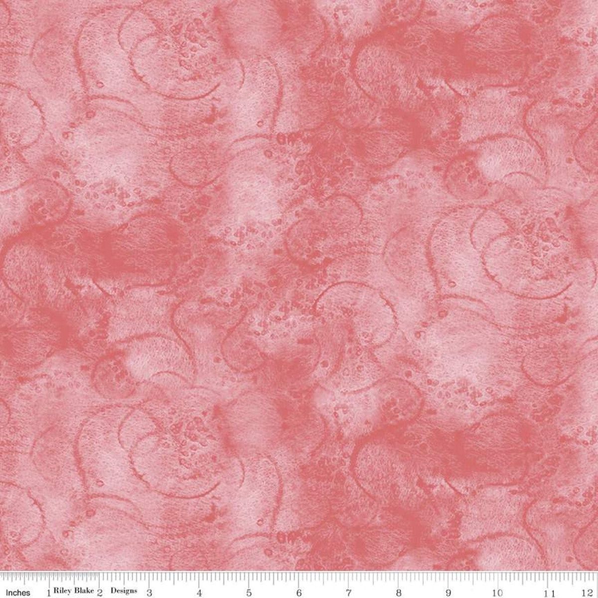 Riley Blake Designs Painter&#39;s Watercolor Swirl by J. Wecker Frisch C680-Cotton Candy