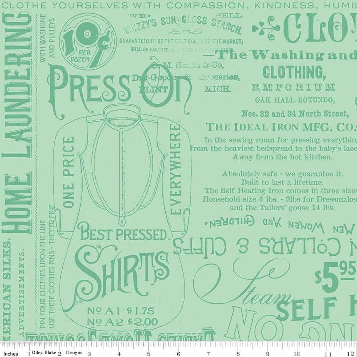 Riley Blake Designs Press On C15259 Mint