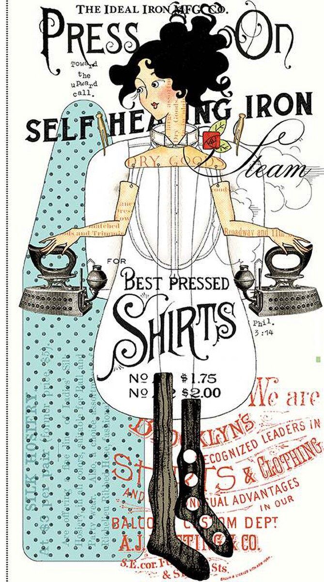 Riley Blake Designs Press On PD15250 Panel