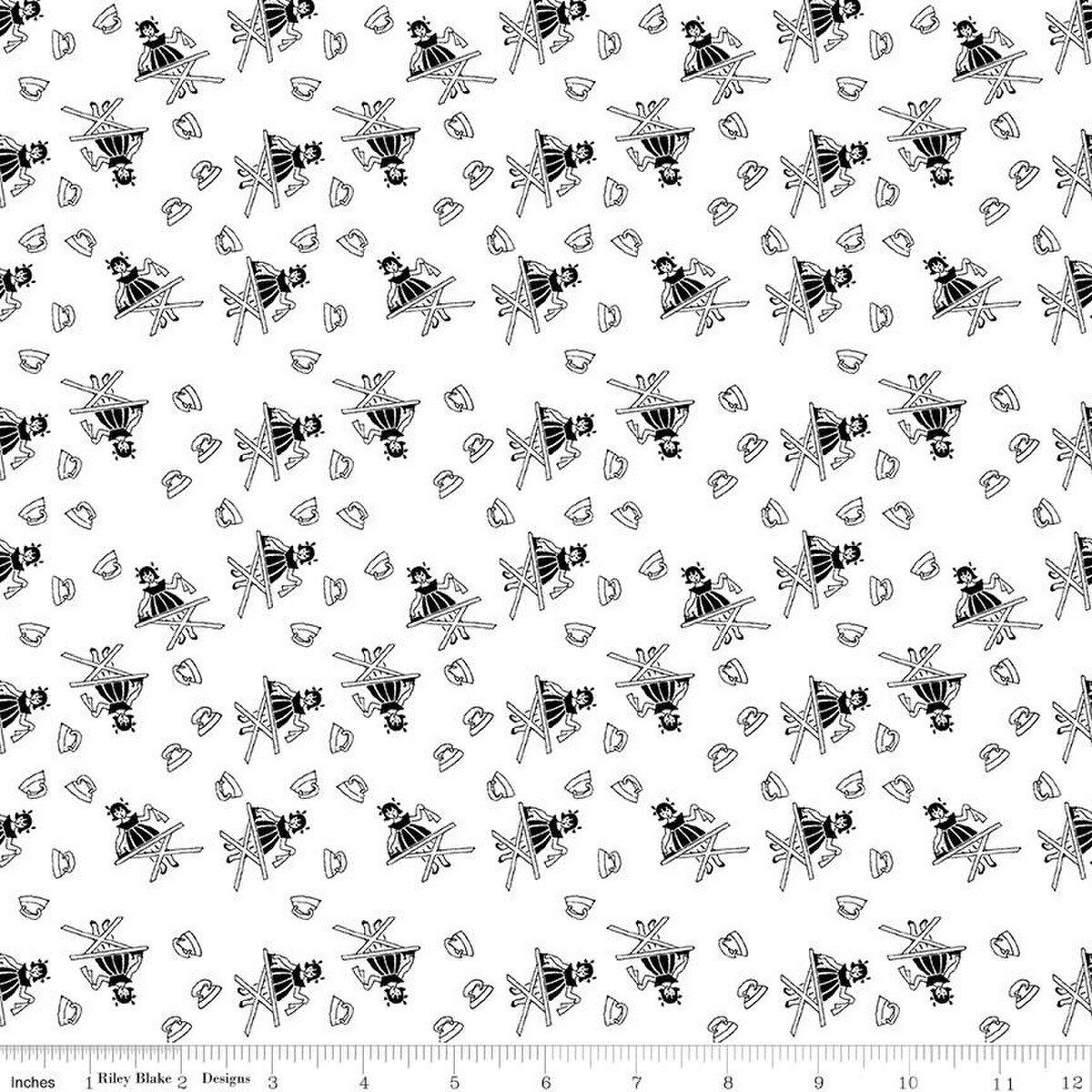 Riley Blake Designs Press On C15260 White