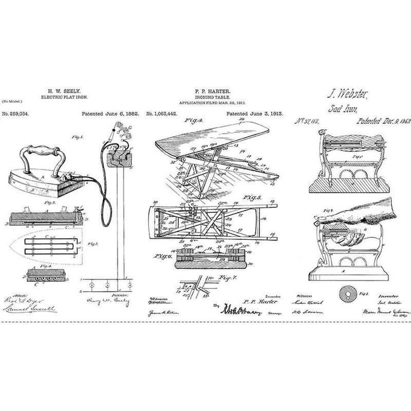 Riley Blake Designs Press On PD15253 Panel White