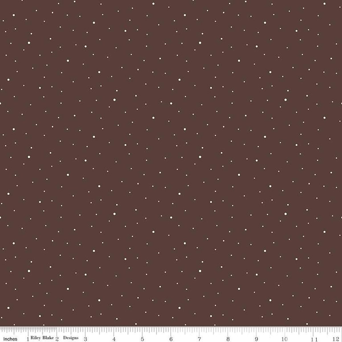 Riley Blake Designs Dapple Dot C640 Raisin
