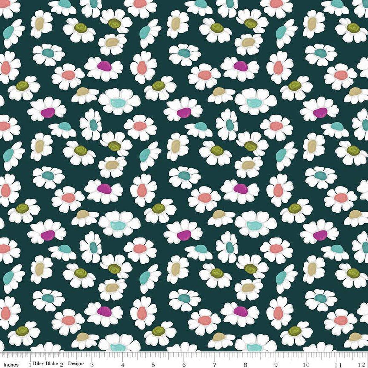 Riley Blake Designs Fragrant Fields C15222-DKFORESTla