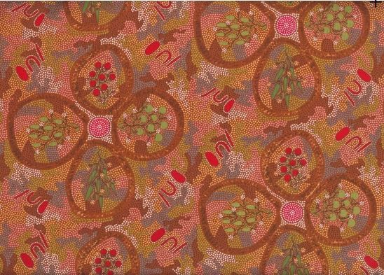 M&amp;S Textiles Australia Popular Bush Tucker Green CBTLG