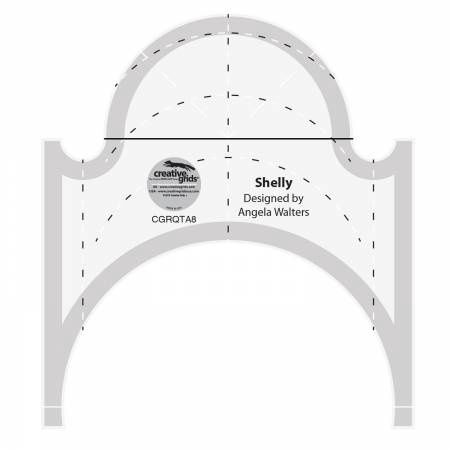 Creative Grids  Machine Quilting Tool (Shelly) by Angela Walters CGRQTA8