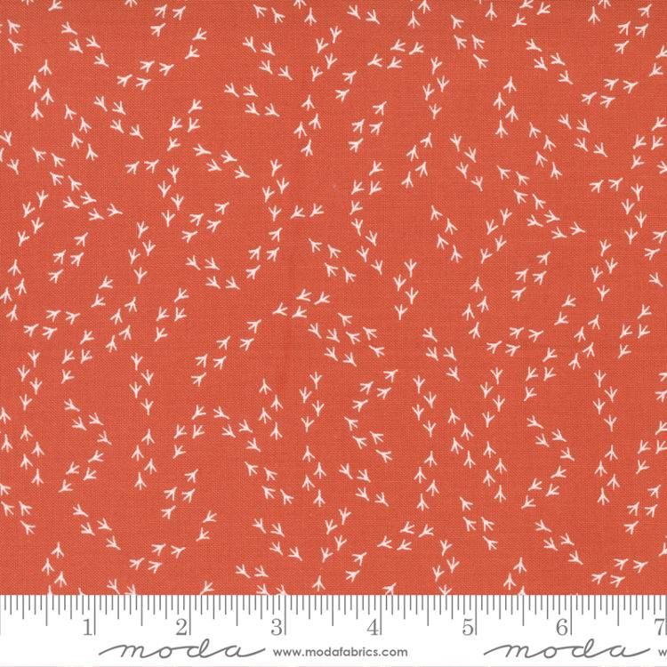 Moda Fabrics Birdsong Bird Dance 48358 13 Cardinal