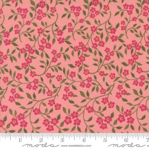 Moda Fabrics Sagewood Dogwood 11953 21 Rose