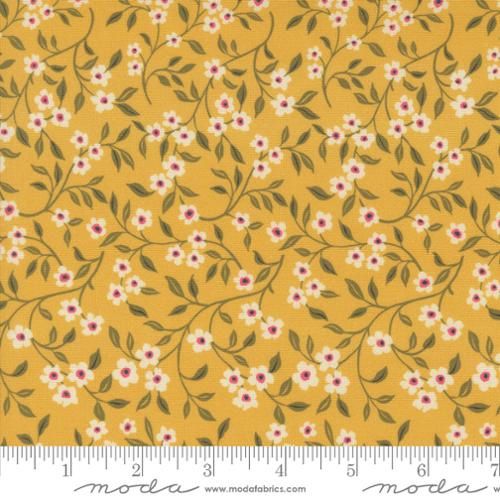 Moda Fabrics Sagewood Dogwood 11953 13 Sunshine