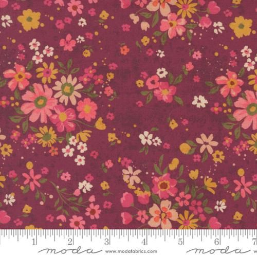 Moda Fabrics Sagewood Rosemary 11951 20 Rose Wine