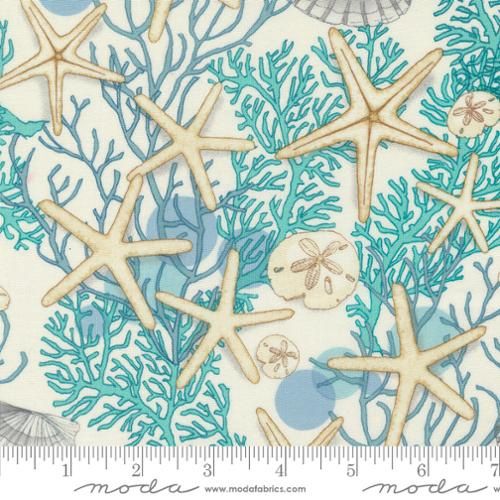 Moda Fabrics Serena Shores 48771 11 Cloud