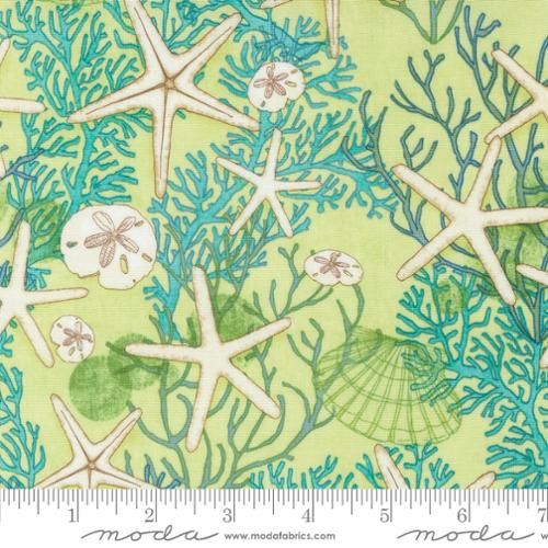 Moda Fabrics Serena Shores 48771 25 Kelp