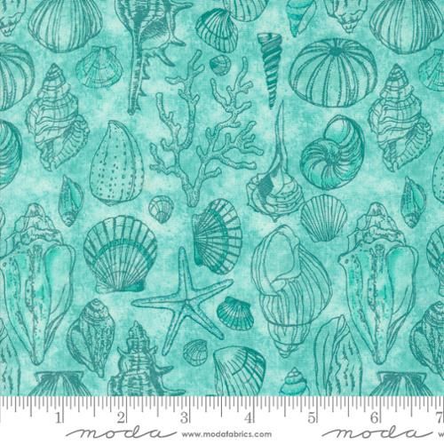 Moda Fabrics Serena Shores 48774 21 Aqua