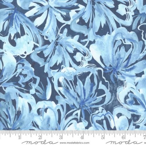 Moda Fabrics Sunshine And Blue Skies 39823 19 Indigo
