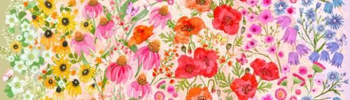 Moda Fabrics Superbloom 48780 11 Pastel