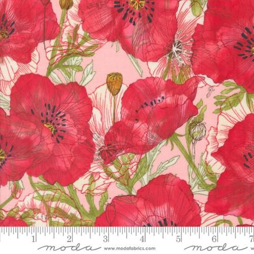 Moda Fabrics Superbloom 48781 19 Carnation