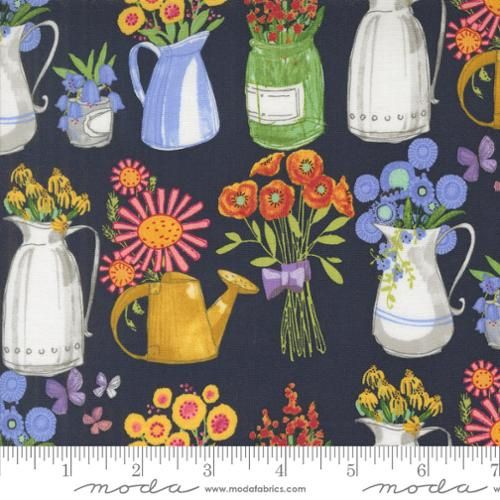 Moda Fabrics Superbloom 48782 16 Indigo
