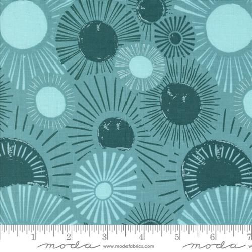 Moda Fabrics Things Above 45611 25 Teal