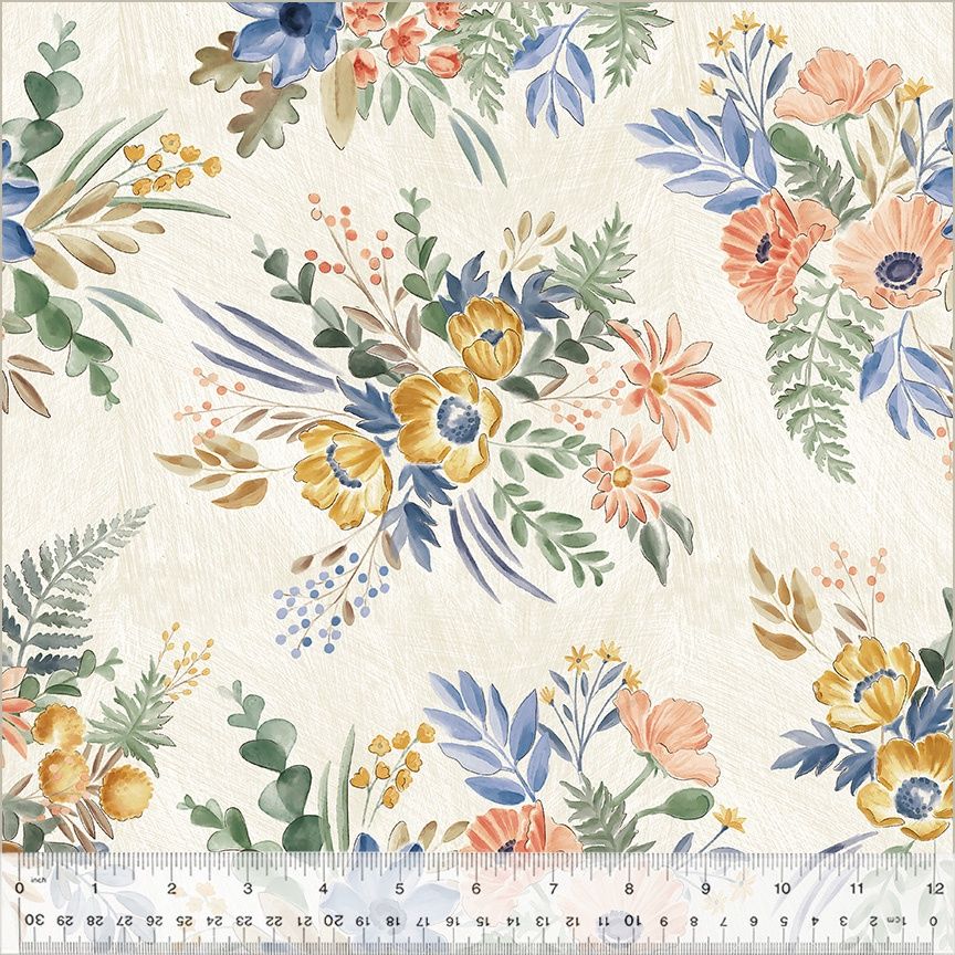 Windham Fabrics Flower Shop 54174-1 Ivory