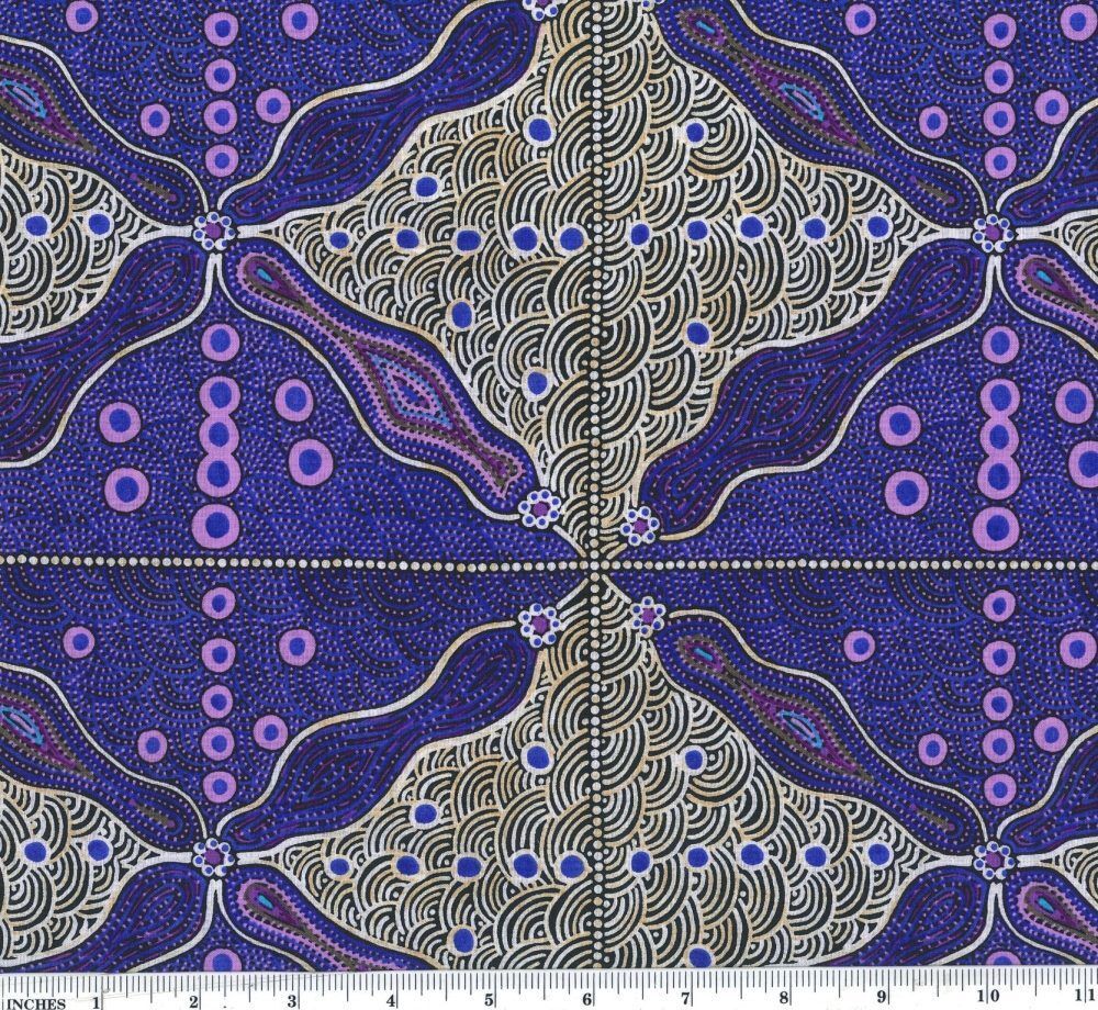 M&amp;S Textiles Australia Bush Sweet Potato Purple BSPP