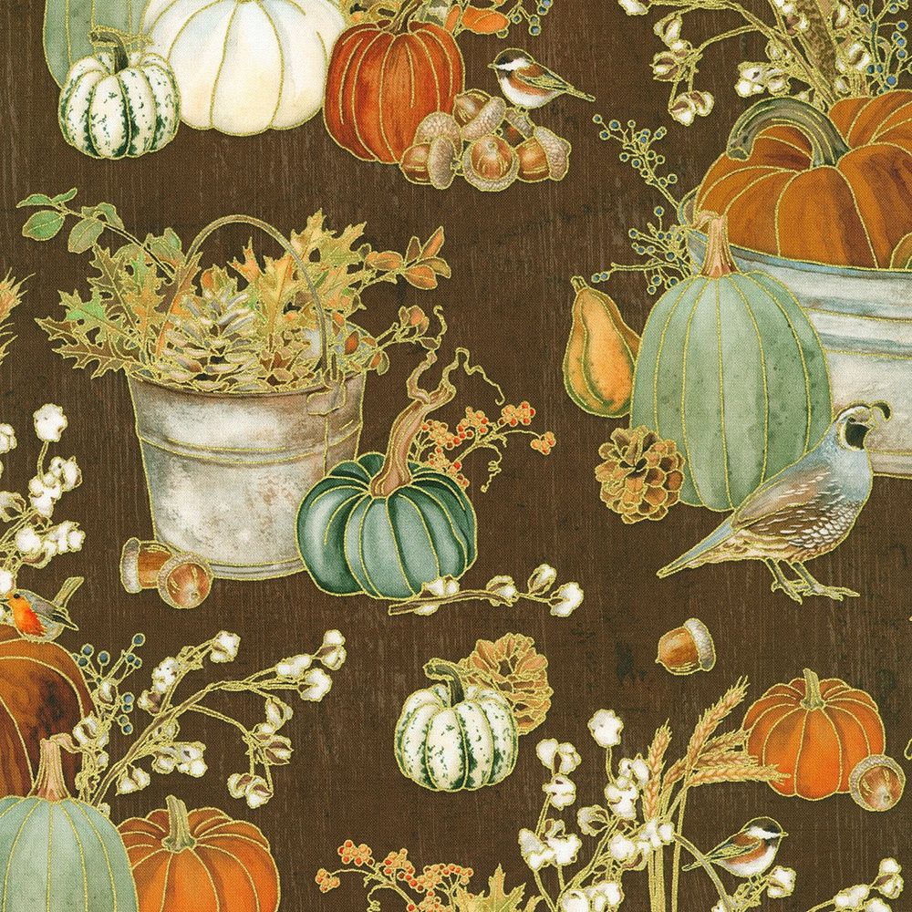 Robert Kaufman Fabrics Warm Welcome AWHDM-22961-323 Walnut